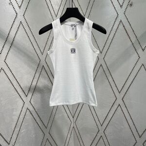 Loewe Ivory Ribbed Tank Top